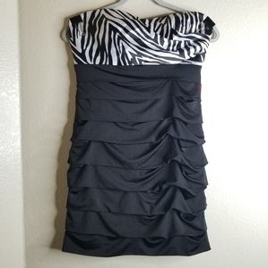 zebra pint dress